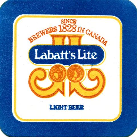 toronto on-cdn labatts quad 1a (180-light beer-rahmen blau) 